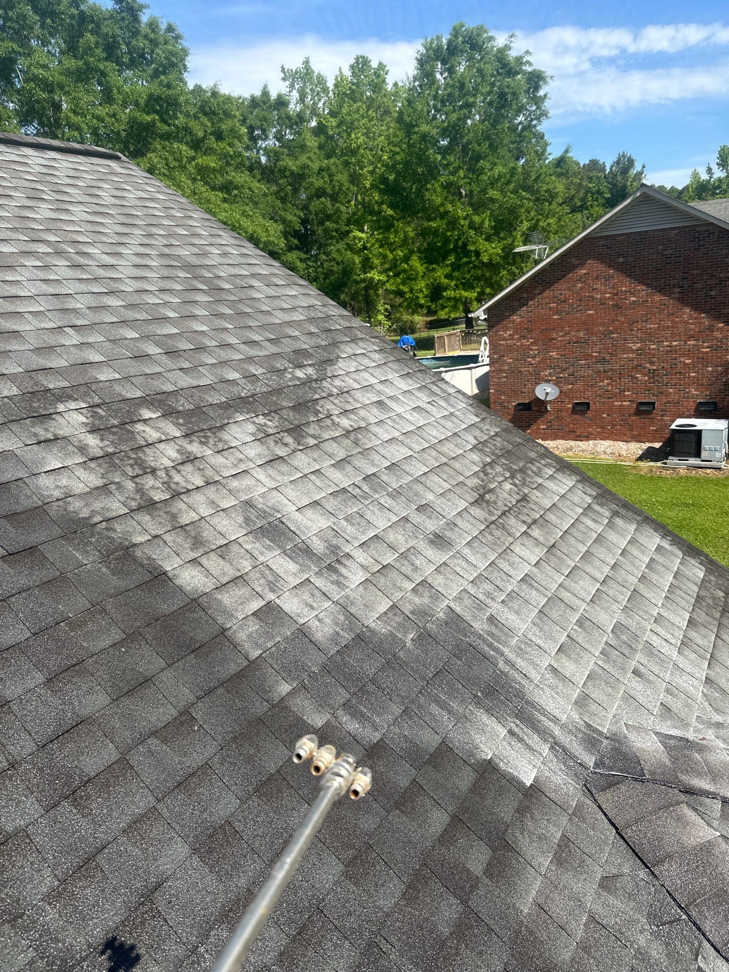 Roof Washing example 3